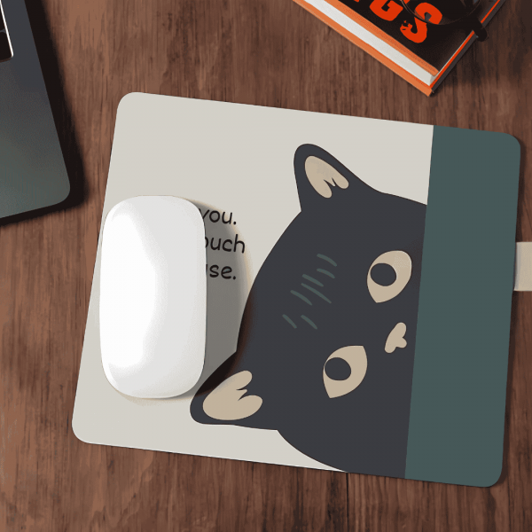 cat mouse pad