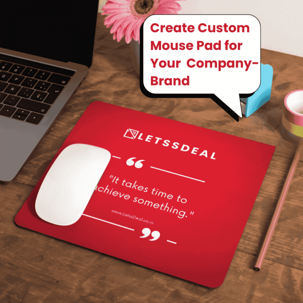 Custom Printed Mouse Pad – Personalized with Logo, Branding & Motivational Quotes - Image 2